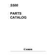 CANON S500 Katalog Części