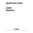CANON MULTIPASS C3500 Instrukcja Obsługi
