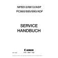 CANON PC890/ADF Instrukcja Serwisowa