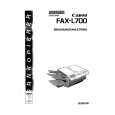 CANON FAX-L700 Instrukcja Obsługi