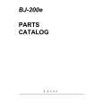 CANON BJ-200E Katalog Części