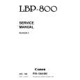 CANON LBP800 Instrukcja Serwisowa