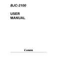 CANON BJC-2100 Instrukcja Obsługi