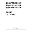 CANON MULTIPASS C545 Katalog Części