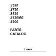 CANON S520 Katalog Części