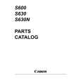 CANON S600 Katalog Części