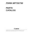 CANON PIXMA MP780 Katalog Części