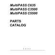 CANON MULTIPASS C5500 Katalog Części