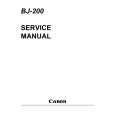 CANON BJ-200 Instrukcja Serwisowa