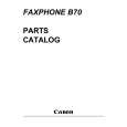 CANON FAXPHONE B70 Katalog Części