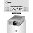 CANON LV-7105 Instrukcja Obsługi