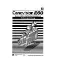 CANON E60 Instrukcja Obsługi