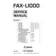 CANON FAXL1000 Instrukcja Serwisowa